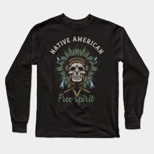 Native american free spirit Long Sleeve T-Shirt